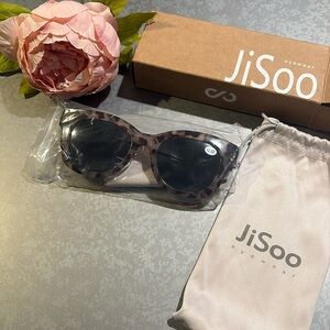 JiSoo Oversized Reading Glasses for Women, 2.0 Magnification